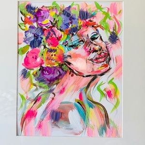 Courage,  11x14 in black frame 16x20